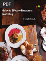 Guide To Effective Restaurant Marketing