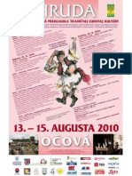 Očovská Folklórna Hruda 2010 - Plagát