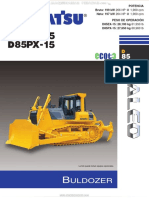 Catalogo Bulldozer Tractores Cadenas D85ex15 d85px15 Komatsu PDF