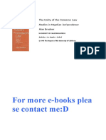 (Philosophy, Social Theory, and The Rule of Law) Alan Brudner-The Unity of The Common Law - Studies in Hegelian Jurisprudence - University of California Press (1995) PDF