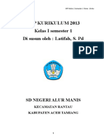 Download 1 Rpp Sd Kelas 1 SD  Semester 1 -  Tema Diriku by Fahrurazi Prasetia SN358281421 doc pdf