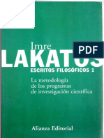 Imre Lakatos - Escritos Filosoficos 1
