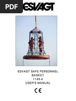 Download ESVAGT Safe Personnel Basket Rev by ilikecrayons SN35829140 doc pdf