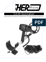 CZ-20 Quicksilver: Deep Search, Land and Underwater, Target I.D. Metal Detector