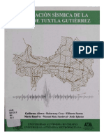 Zonificación Sismica de La Ciudad de Tuxtla Gutierrez BAJO Azcapotzalco PDF