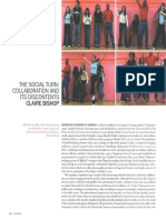 Claire Bishop "The Social Turn: Collaboration and Its Discontents" in 2006 Artforum