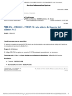 MID 036 - CID 0001 - FMI 05 Circuito Abierto Del Inyector Del Cilindro No.1