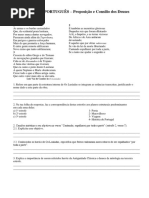 Ficha Atividades Português