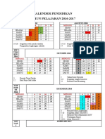 Kalender Pendidikan 2016-2017