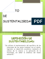 Concepto de Sustentalibidad