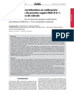 Análisis de Incertidumbre en Calibración de Medidores de Presión Según DKD-R 6-1. Cinco Métodos de Cálculo