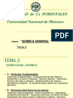 Tema 2 - Estructura Atómica