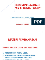 Aspek hukum Pelayanan Kesehatan  - Copy.ppt