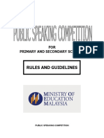 Rules and Guidelines: FOR Primary and Secondary Schools