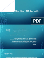 Pengembangan Tes Bahasa