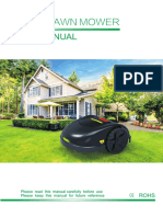 User Manual for Robot Lawn Mower