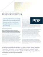 Designing For Learning