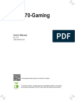 Manual Mother Ga 970 Gaming - v1.1