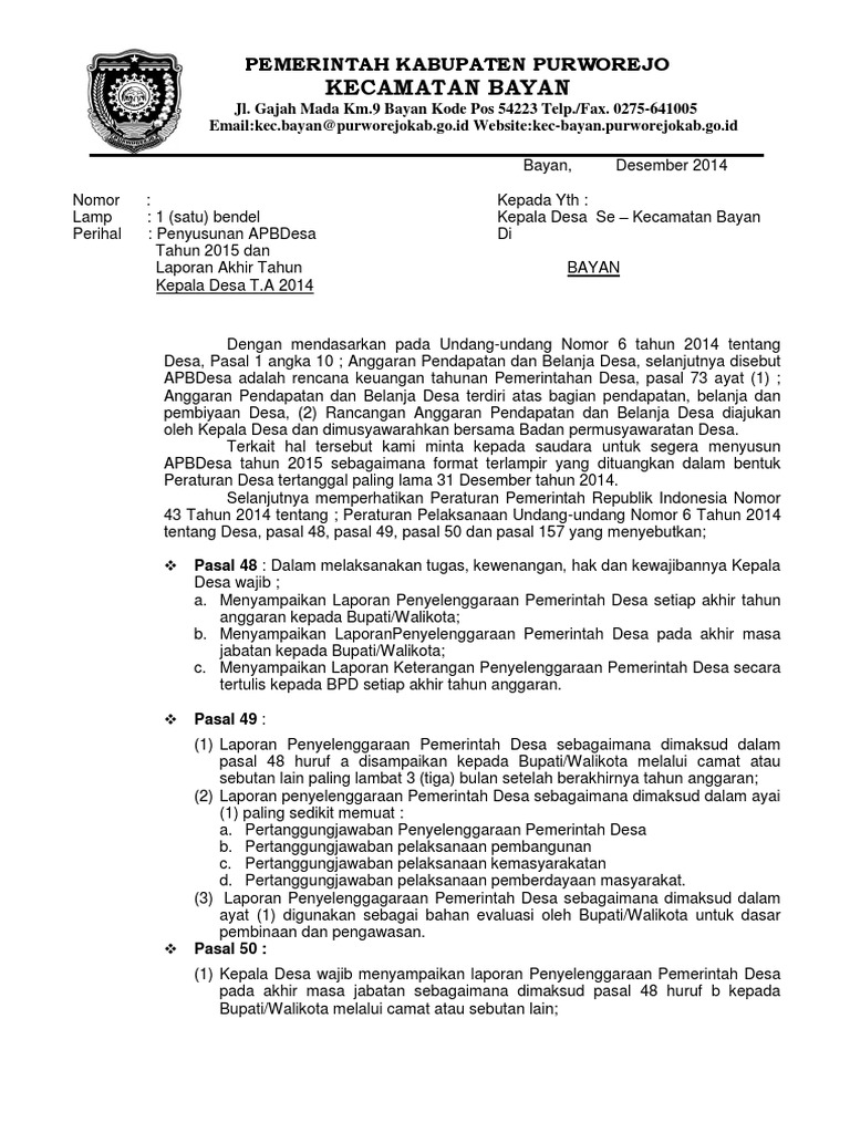 Kepala Surat Penerangan Daerah