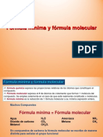 Formula Minima y Formula Molecular