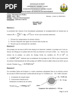 Examen - Mécanique Des Fluides