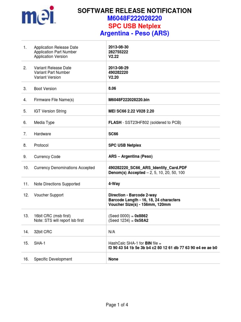 SPC USB Netplex Software Update ARS | PDF | Usb | Areas Of Computer Science
