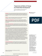 Structural Growth Trajectories and Rates of Change in The First 3 Months of Infant Brain Development