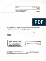 NTP-400.021-2002 (Agregados) Met - de Ensayo para Peso Especifo y Absorcion Del Agregado Grueso