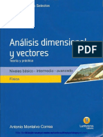 Analisis Dimensional y Vectores