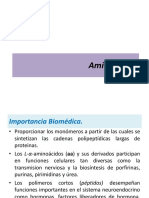 Estructura de Aminoácidos.