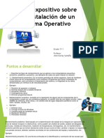 Taller Expositivo Sobre Pre-Instalación de Un Sistema Operativo