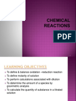 Chapter 4 - Chemical Reactions