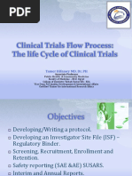 Clinical trials flow process 