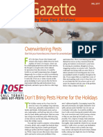 Rose Pest Solutions Fall 2017 Pest Gazette