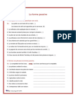 La forme passive Exercices et corrigé.pdf