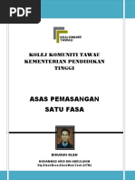 Asas Pemasangan Satu Fasa: Kolej Komuniti Tawau Kementerian Pendidikan Tinggi