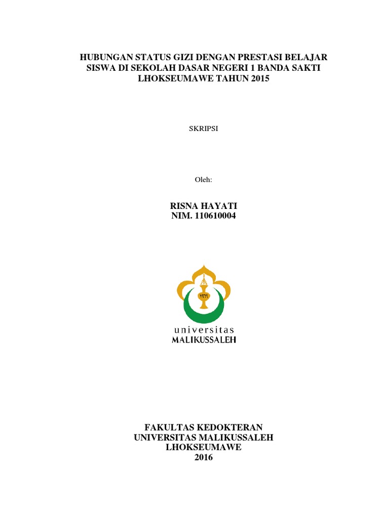 1 Cover Skripsi | PDF