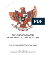 CASR Part 61 Amdt. 3 - Licensing of Pilots & Flight Instruct