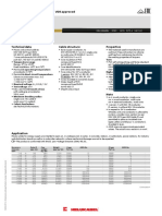 VDE NYY power cable technical data sheet