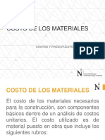 Material Costo