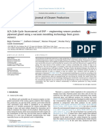 (J) LCA (Life Cycle Assessment) of EVP e Engineering Veneer Product Plywood Glued Using A Vacuum Moulding Technology From Green Veneers