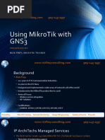 Using MikroTik With GNS3 PDF