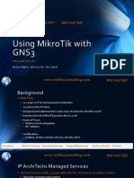 Using MikroTik With GNS3 PDF