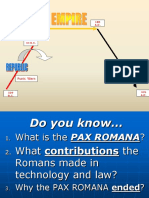 Roman Peace and Achievements