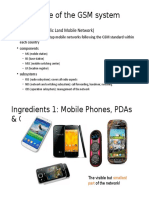 Architecture of The GSM System: - GSM Is A PLMN (Public Land Mobile Network)