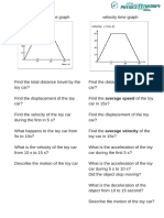 Describe The Motion Graph - Find The Distance Travel by The Object-Find The Displacement of The Object