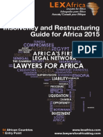 2015 LEX Africa Insolvency & Restructuring Guide - Africa