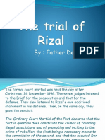 Rizal's Court Martial and Sentencing