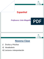 Espanhol Nivelamento - Aula 09 PDF