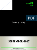 Property Listing September 2017 - Danco Limited, Valuers and Estate Agents